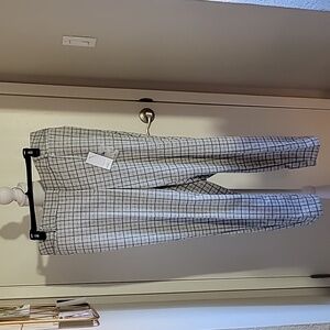 Lane Bryant The Allie Checkered Skinny Ankle Pant Sz 16